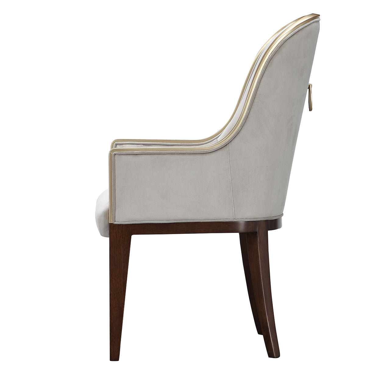 Houston Walnut/Porcini Dining Arm Chair