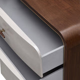 Houston Walnut Dresser with Mirror