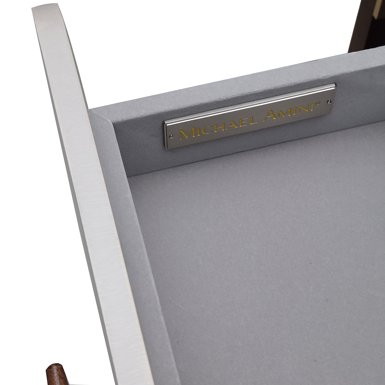 Houston Walnut Vanity Table with Mirror & Chair