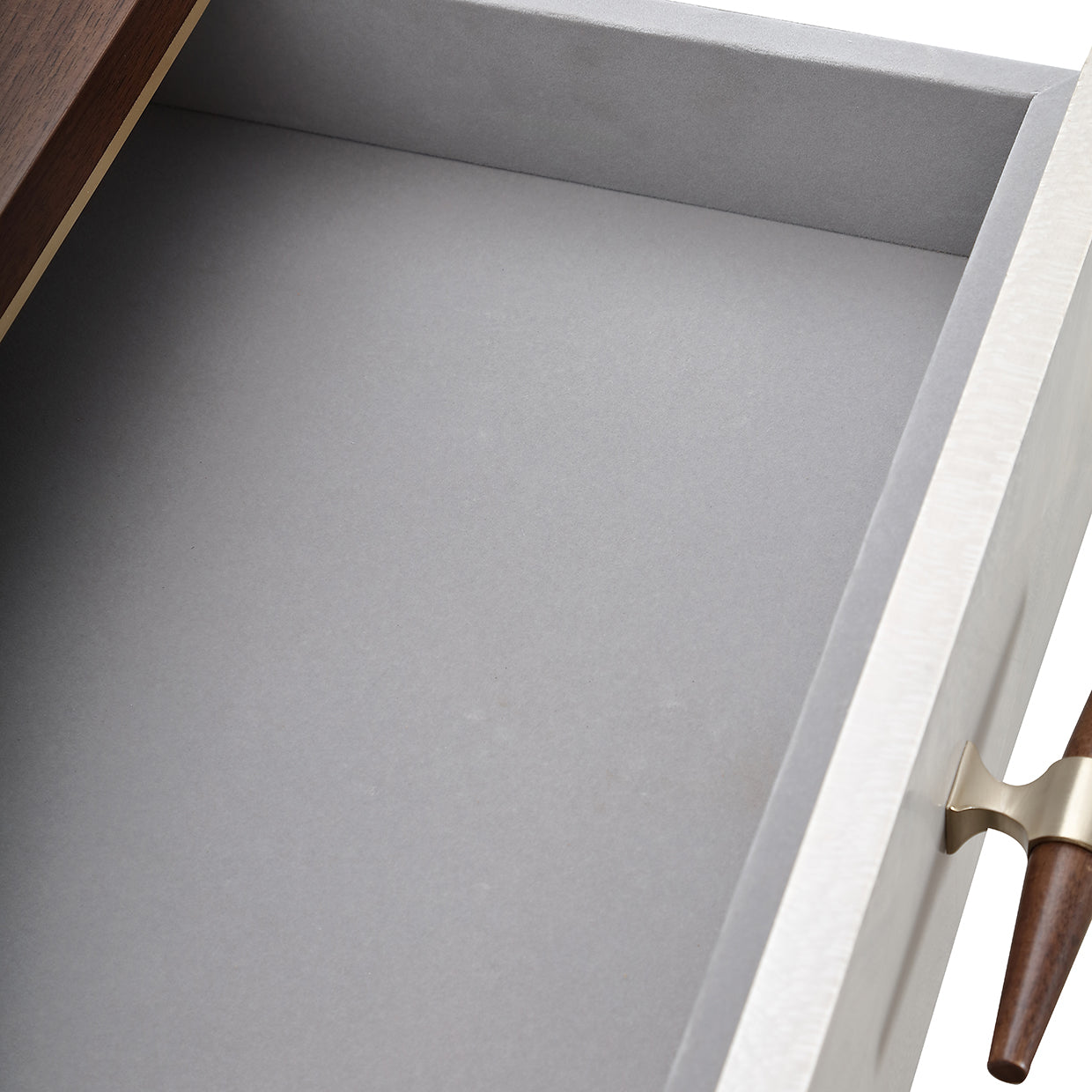 Houston Walnut Vanity Table with Mirror & Chair