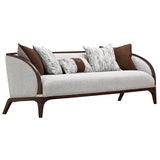 Houston Walnut/Pebble Sofa
