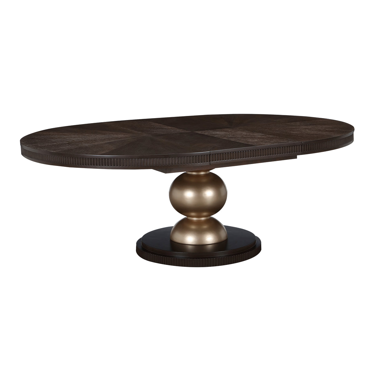 West Kensington Medium Espresso Oval Dining Table