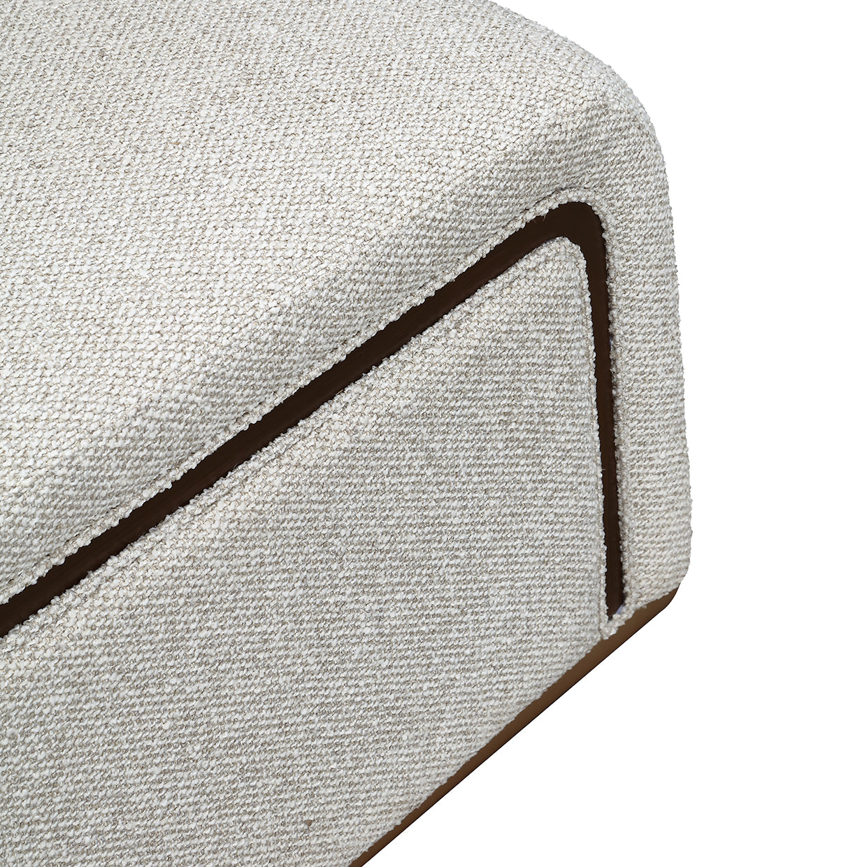 West Kensington Medium Espresso/Buff Chaise