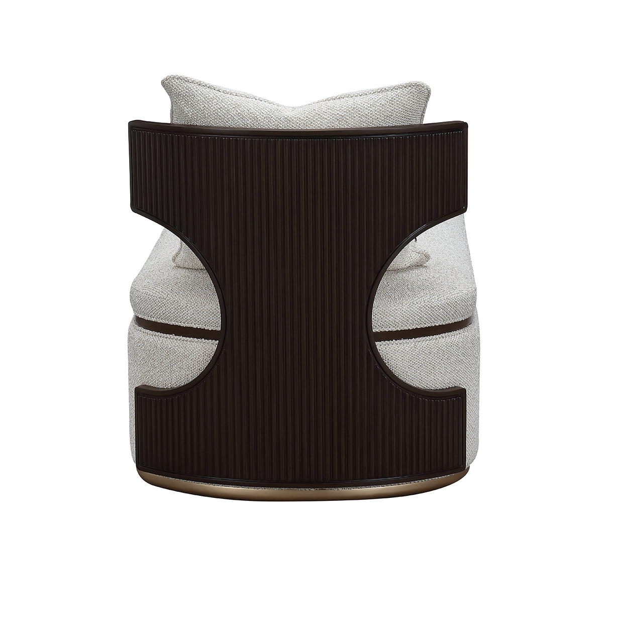 West Kensington Medium Espresso/Buff Chaise