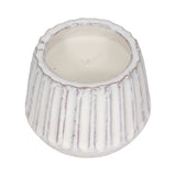 Cadiz White Sea Salt and Lemon Ridged Candle
