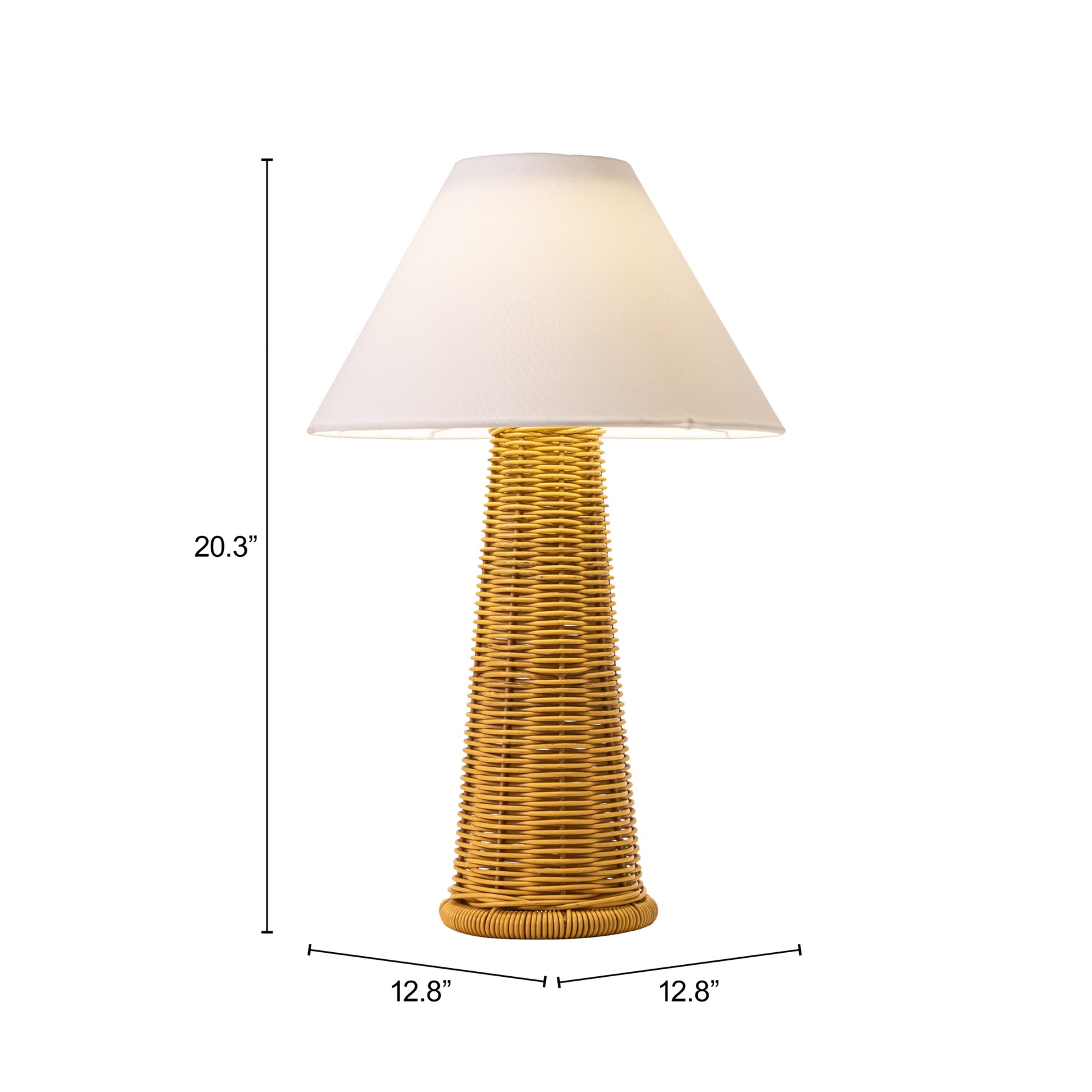 Palmia Natural Solar Table Lamp