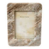 Shippee Beige Small Torrento Marble Photo Frame