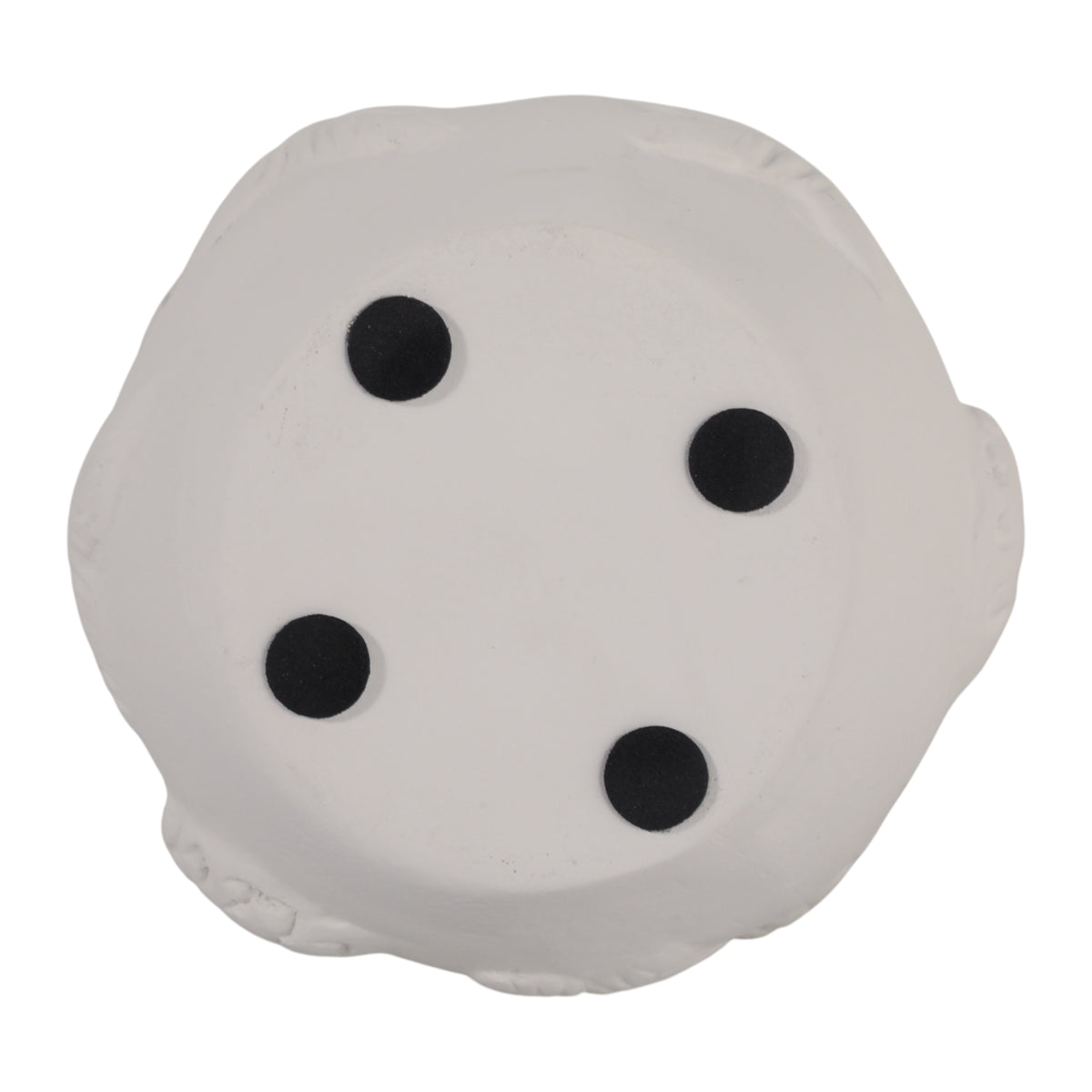 Daulton Ivory Embossed Italia Paper Mache Vase