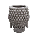 Port Costa Gray Buddha Head Planter
