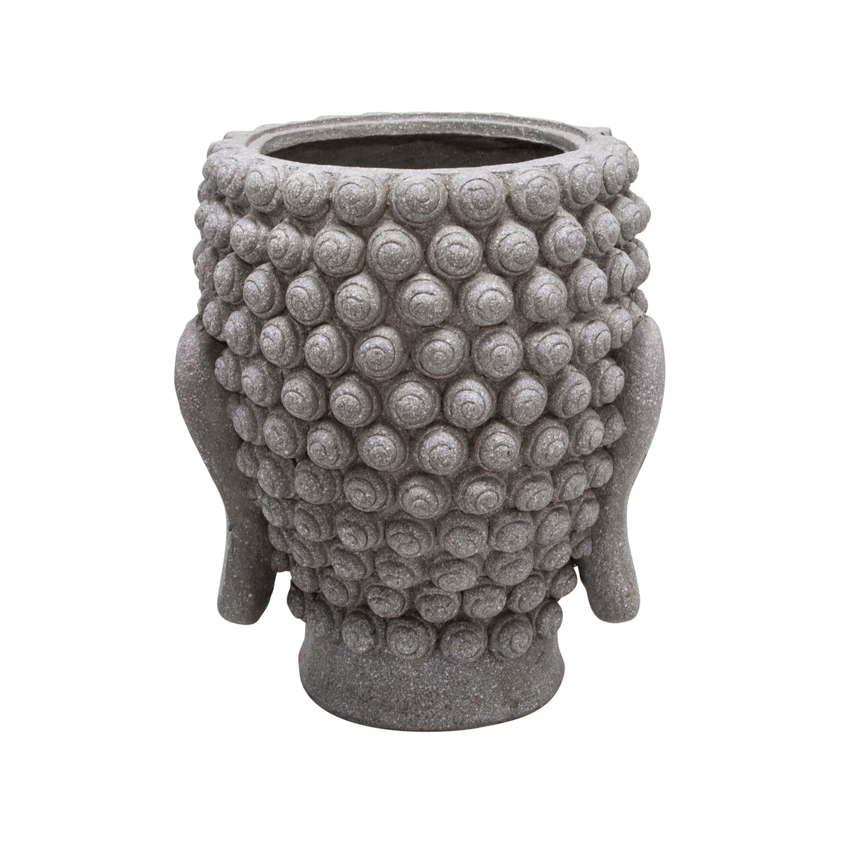 Port Costa Gray Buddha Head Planter