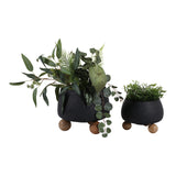 Albafield Black/Tan Planters (Set of 2)