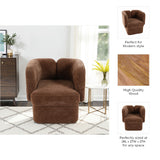 Garden Park Brown Shelter-Back Accent Chair