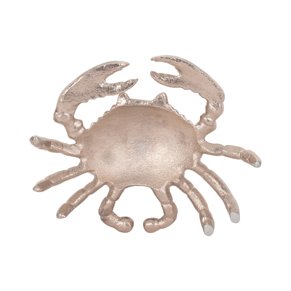 Imola Silver Metal Crab Decor