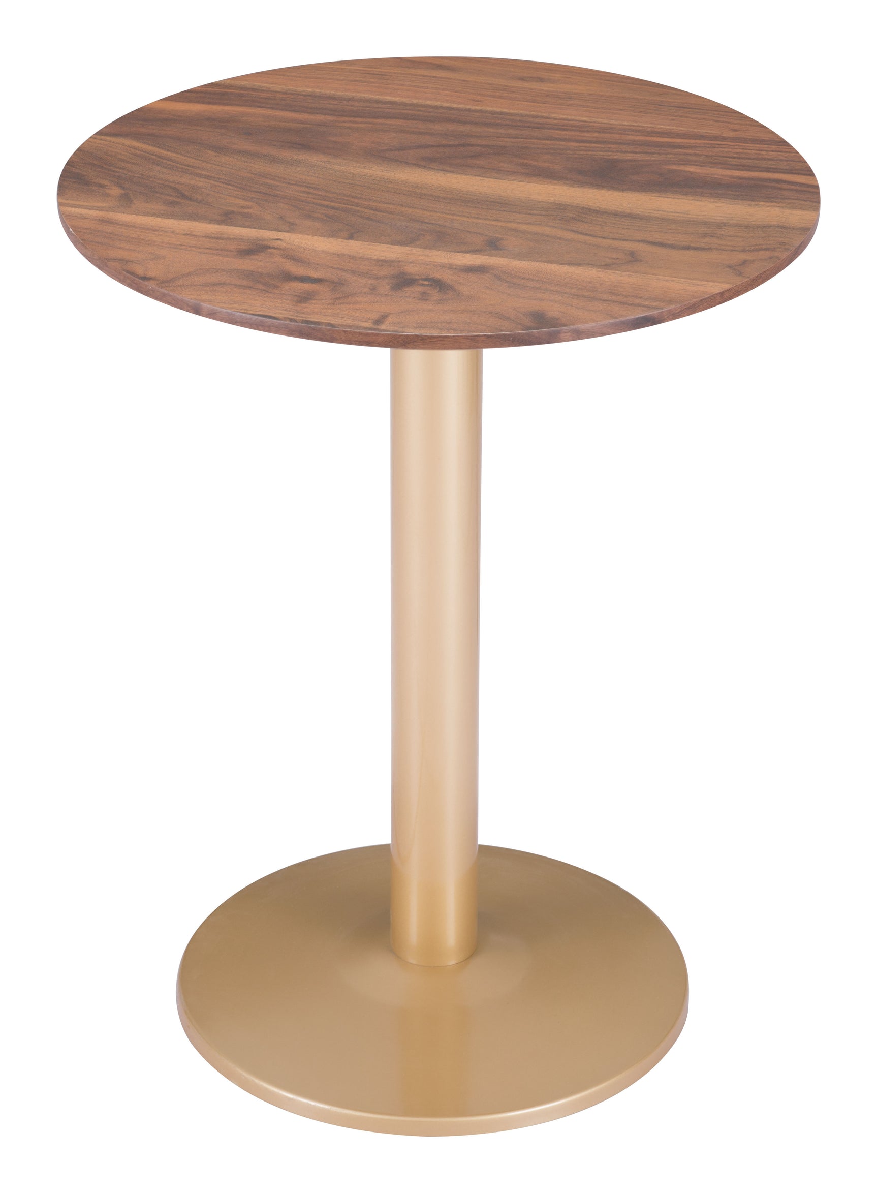 Alto Brown & Gold Bistro Table
