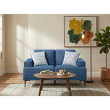 Stride Blue Loveseat