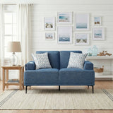 Stride Blue Loveseat