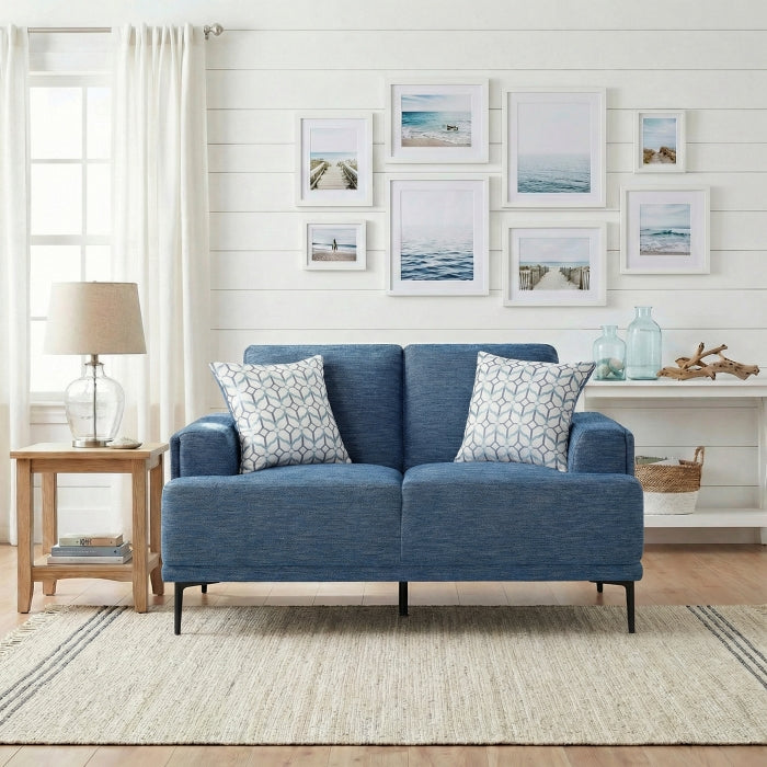 Stride Blue Loveseat