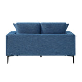 Stride Blue Loveseat