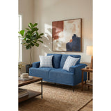 Stride Blue Loveseat