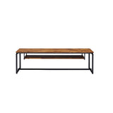 Jurgen Oak/Black Tv Stand