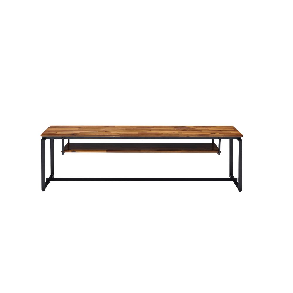Jurgen Oak/Black Tv Stand