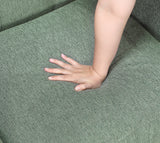 Seabrook Green Reversible Sofa Chaise