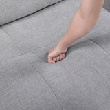 Tidal Gray Corner Seat