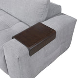 Tidal Gray Right Side Chair With One Arm