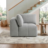 Tidal Gray Corner Seat