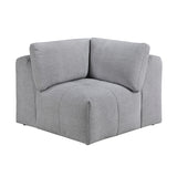 Tidal Gray Corner Seat
