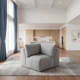 Tidal Gray Corner Seat