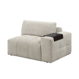 Tidal Beige Right Side Chair With One Arm
