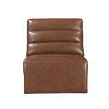 Yukon Brown Armless Chair
