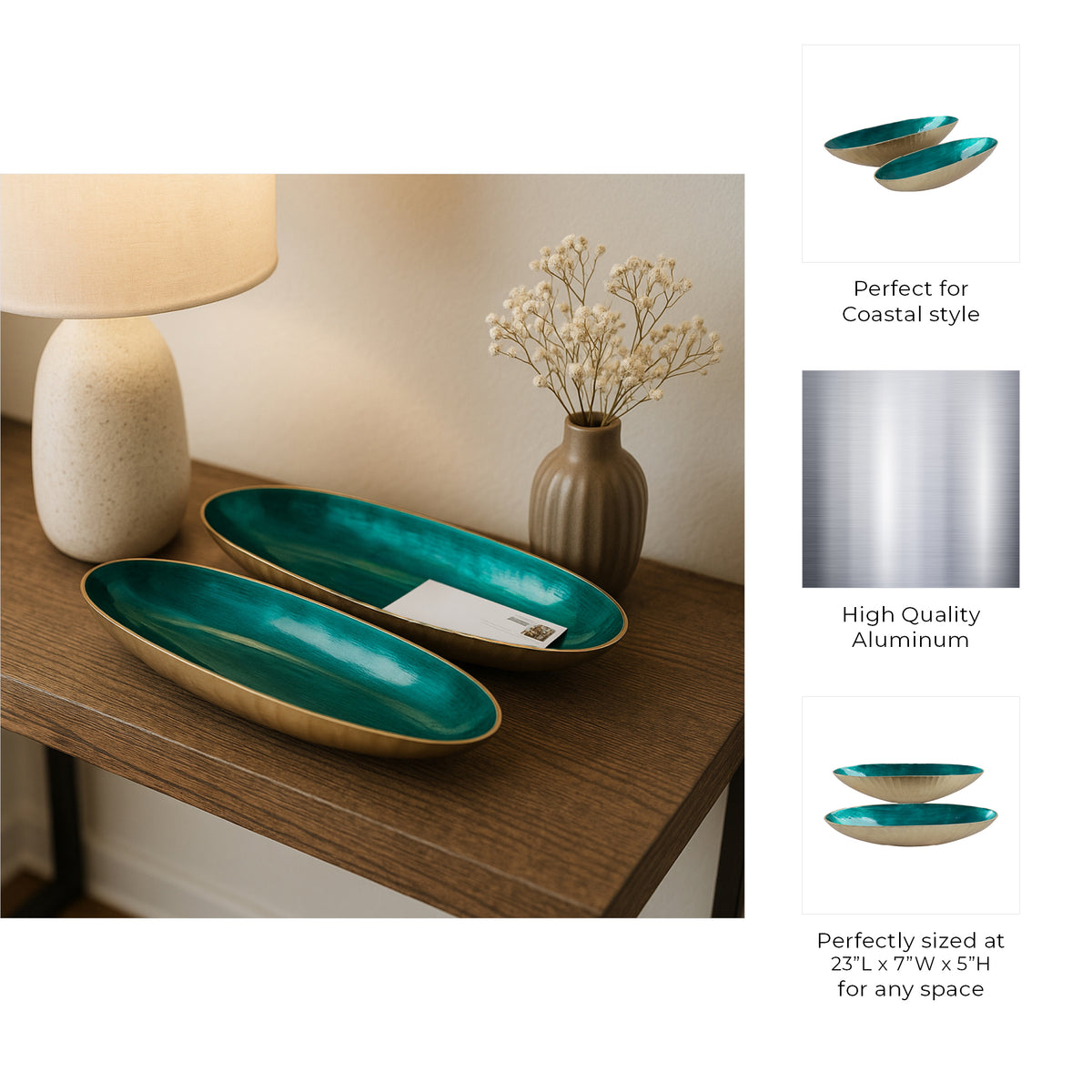 Dempseyford Gold Bowls (Set of 2)