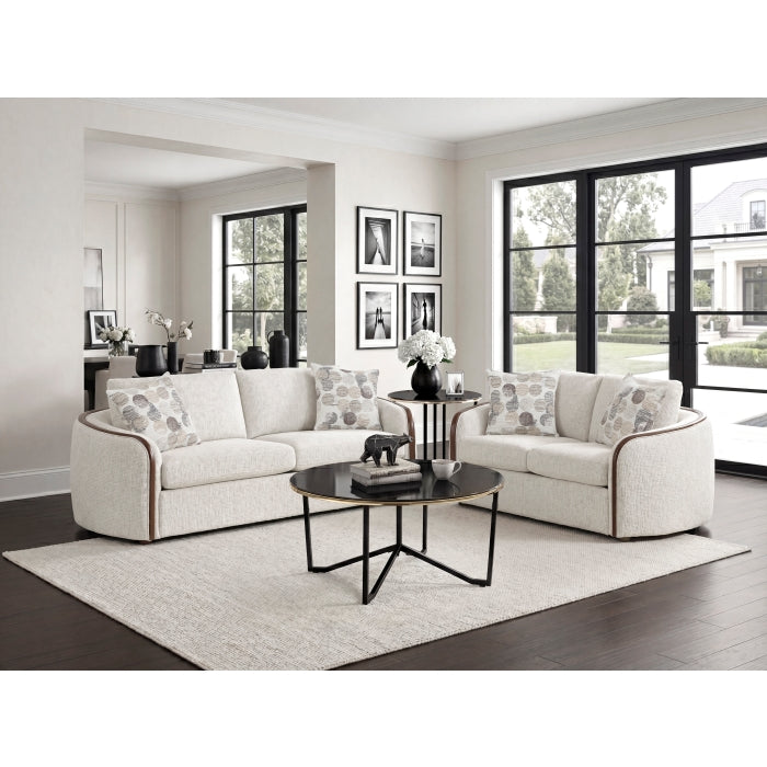 Loom White Sofa