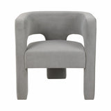 Carnadero Gray Round Back Chair