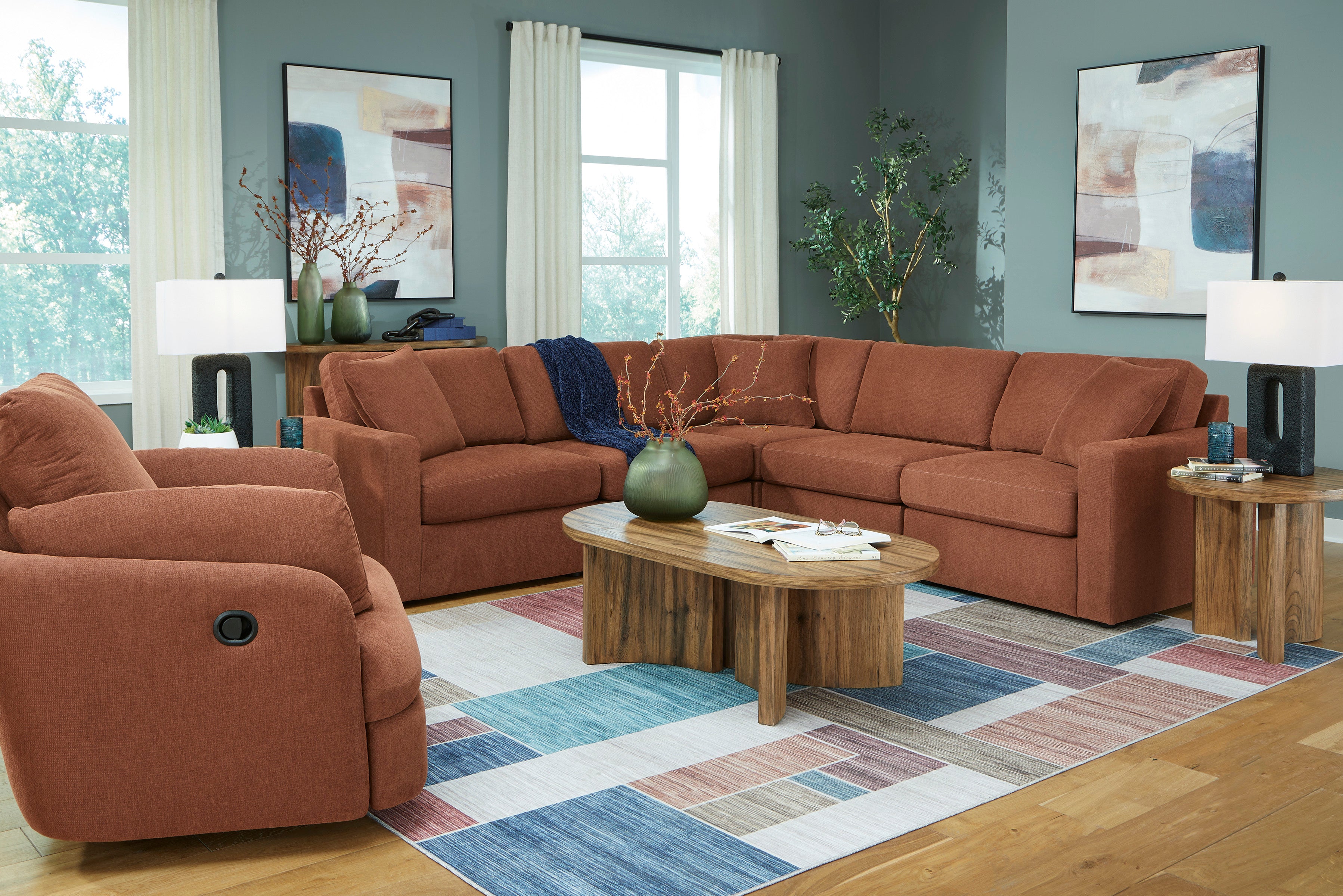 Modmax Spice 5-Piece Symmetrical Sectional - Ornate Home