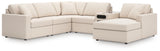 Modmax Oyster 6-Piece Sectional with Audio System and Chaise (Online Special Price)