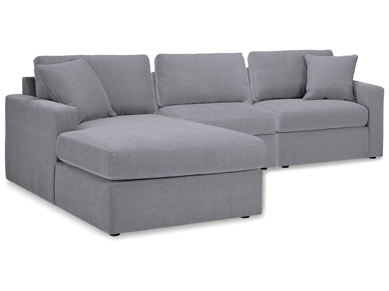 Modmax Granite 3-Piece Sectional with LAF Chaise - Ornate Home