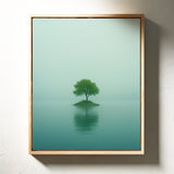 Solitary Tree in Mist