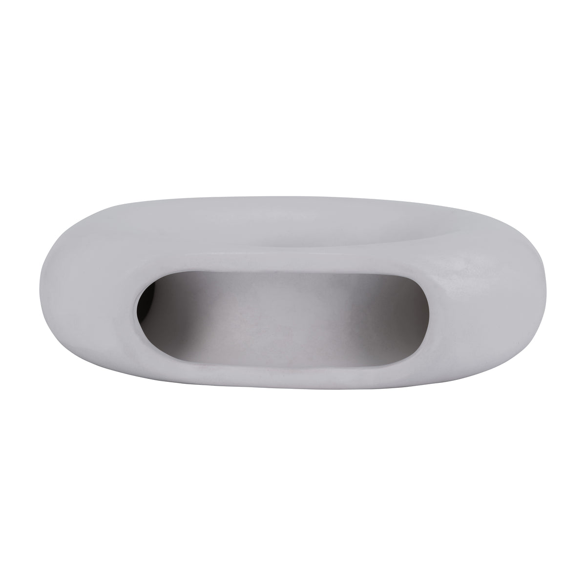 Calville White Ceramic Donut Vase