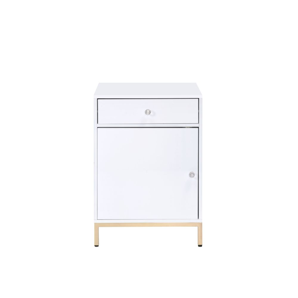 Ottey White/Gold Cabinet