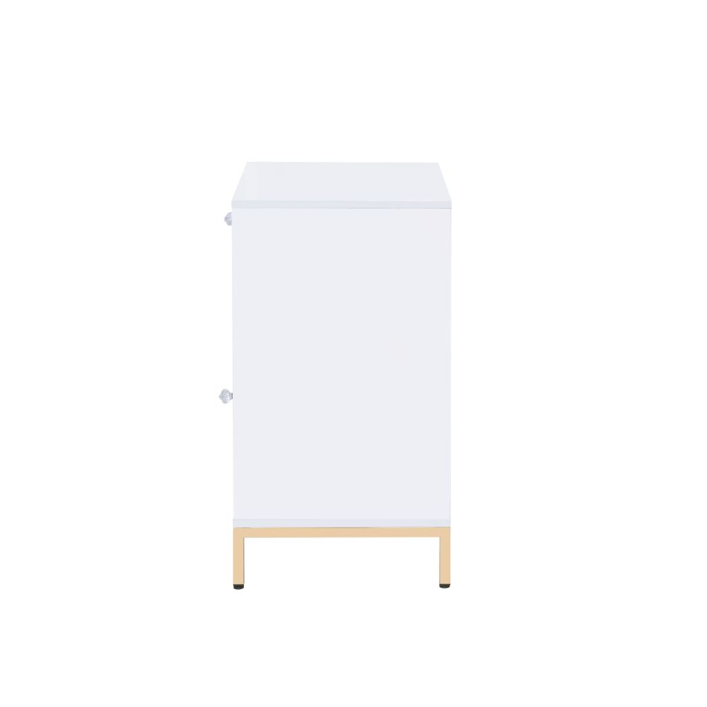Ottey White/Gold Cabinet