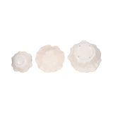Dales Ivory Petal Bowls (Set of 3)
