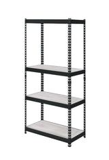 Decmus Natural/Black Bookshelf (71" H)