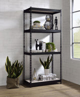Decmus Natural/Black Bookshelf (71" H)