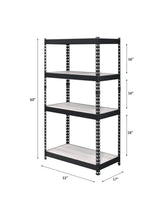 Decmus Natural/Black Bookshelf (60" H)
