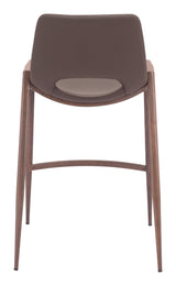 Desi Brown & Walnut Counter Stool (Set of 2)