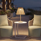 Lumika Beige Solar Table Lamp