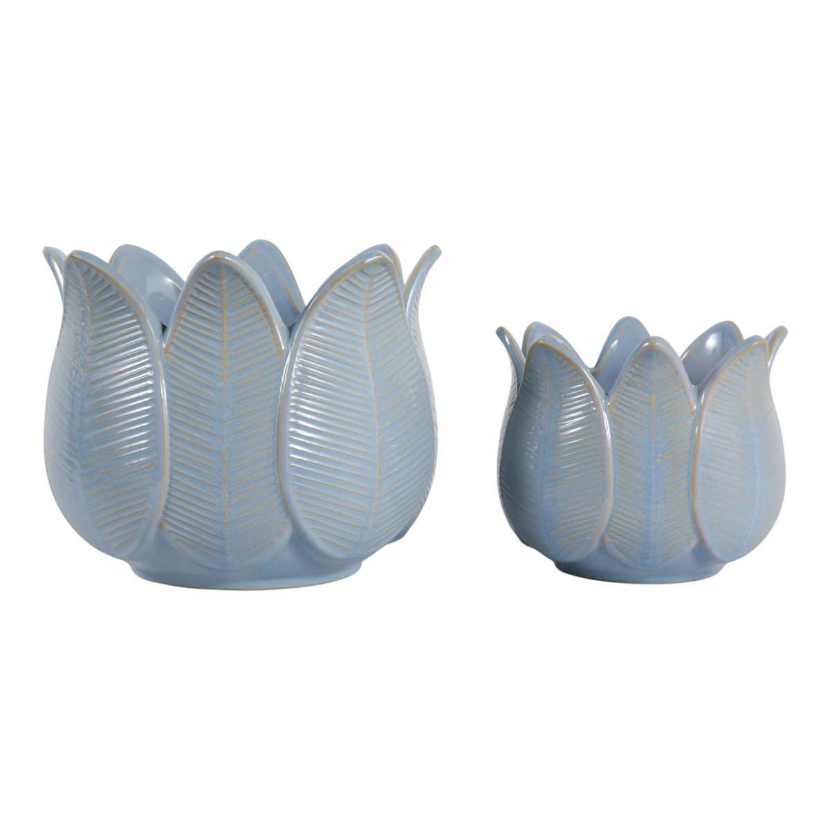 Bradyridge Blue Planters (Set of 2)